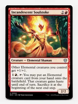 Incandescent Soulstroke [Commander: Lorwyn Eclipsed] Magic MTG ECC 0094 NM 🔥 - Image 1