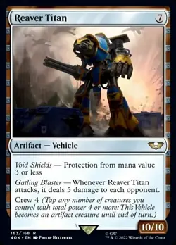 MTG Reaver Titan - Surge Foil, NM-Mint, English Universes Beyond: Warhammer 40K - Image 1