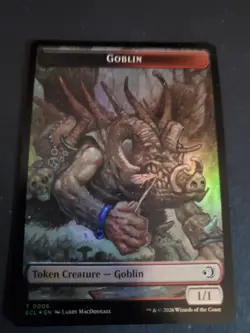 Goblin / Faerie (Foil) Token MTG Lorwyn Eclipsed ECL NM - Image 1