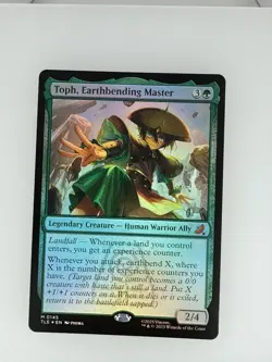 MTG Avatar: The Last Airbender: Eternal-Legal Toph, Earthbending Master 145 NM - Image 1