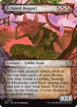Eclipsed Boggart (Foil) - 335 - Lorwyn Eclipsed- Near Mint - MTG - Image 1