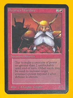 MTG DWARVEN WARRIORS Alpha (OldManMTG 012-875) - Image 1