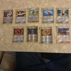 Lot 9 Pokemon Trainer Cards XY Breakthrough Reverse Holo Houndoom Spirit Link - Image 1