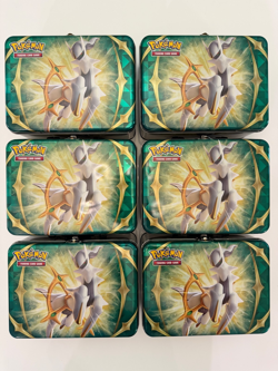 Lot of 6 x Pokemon TCG 2022 Spring Collectors Tin Chest (NO CARD PACKS) - Image 1