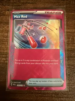 Max Rod ACE SPEC 116/131 Pokemon Card - Near Mint - SV: Prismatic Evolutions - Image 1