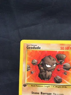 Pokemon Cards: Fossil 1st Edition Common: Geodude 47/62 - Image 2