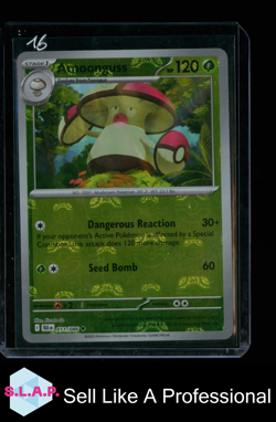 AMOONGUSS POKEMON 11 2025 BLACK BOLT MASTER BALL REVERSE HOLO ENGLISCH - Image 1