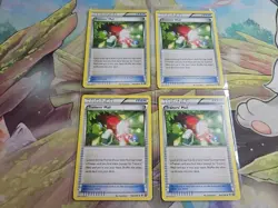 Pokemon TCG Playset (4) - Trainers' Mail 92a/108 Alt Art Promo Non Holo LP - Image 1