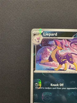Pokemon TCG Liepard (Master Ball Pattern) 056/086 SV: White Flare Holo Near Mint - Image 5