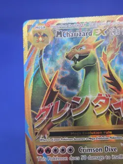 Pokemon XY Evolutions Mega M Charizard EX 101/108 Full Art Ultra Rare MP - Image 3