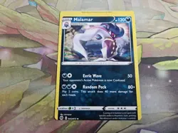 Pokemon TCG - MISCUT ERROR - Malamar 045/073 Champions Path - Image 1