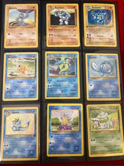 Pokemon Sammlungsauflosung Base Set inkl. Holos, First Edition, WOTC - Image 1