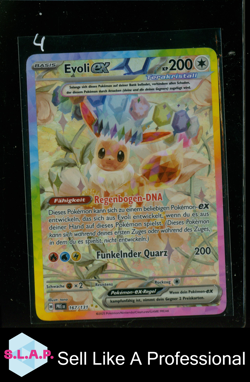 EVOLI EX POKEMON 167 2025 PRISMATISCHE ENTWICKLUNGEN FOIL GERMAN - Image 1