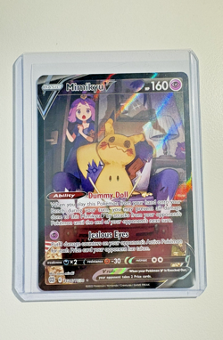 Pokemon TCG Mimikyu V Ultra Rare Full Art Holo TG16/TG30 Brilliant Stars 🔥 - Image 1