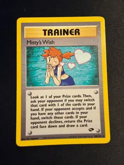Pokemon Vintage WOTC Misty's Wish 108/132 Gym Challenge Regular LP+ - Image 1