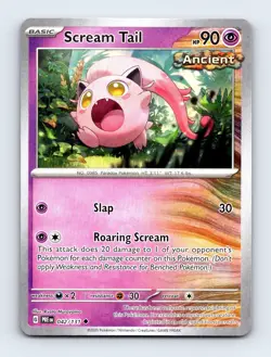 (2x PlaySet) Scream Tail 042/131 SV: Prismatic Evolutions Non Holo Pokemon NM/NP - Image 1