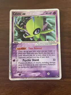 Celebi EX 17/17 Pop Series 2 Holo Rare Pokemon TCG - Image 1