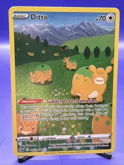 2023 Pokemon Sword and Shield Crown Zenith Galarian Gallery #GG22 Ditto GGH (A) - Image 1