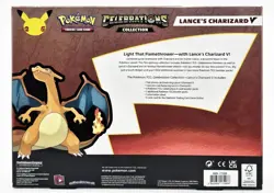 Pokemon TCG Celebrations Collection Lance's Charizard V Box Factory Sealed New 820650101625 - Image 2