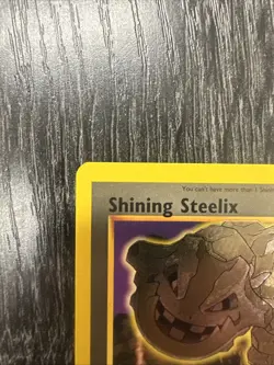 Pokemon 2002 Shining Steelix Neo Destiny Unlimited Holo Secret Rare 112/105 - Image 2