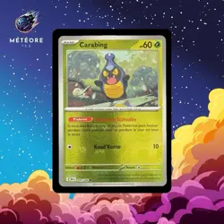 Carte pokemon Carabing 009/086 masterball BLK FOUDRE NOIRE EV10.5 Fr Neuve - Image 1