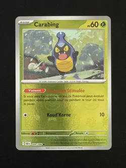 Carte pokemon Carabing 009/086 masterball BLK FOUDRE NOIRE EV10.5 Fr Neuve - Image 2