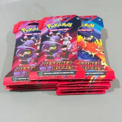 Pokemon TCG Destined Rivals Sleeved Booster Pack Lot Of 14 - SEALED ✅ - Image 2