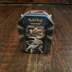 Pokemon TCG : Legends of Alola Solgaleo GX - Factory Sealed Collector Tin 2017 - Image 1