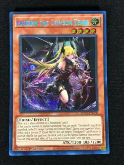 Yugioh Lacrima The Crimson Tears MP25-EN100 1st Secret (NM) - Image 1
