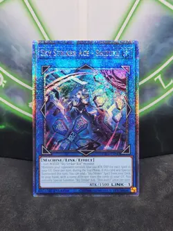 Yugioh Sky Striker Ace Shizuku ALT ART RA03-EN043 Quarter Century Secret NM - Image 1