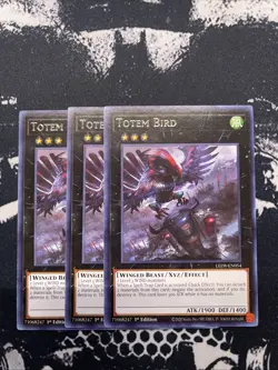 Yu-Gi-Oh 3X Totem Bird Rare 1st Edition NM Legendary Duelist - Image 1