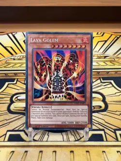 Yugioh Lava-Golem RA01-EN001 Secret Rare - Image 1