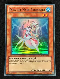 Yugioh Deep Sea Diva TU04-EN004 Super (LP) Italian - Image 1