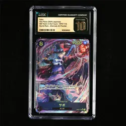 CGC 10 PRISTINE 2024 One Piece JPN Sabo OP07-118 SEC (Alt Art Parallel) - Image 1