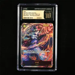 CGC 10 PRISTINE 2024 One Piece JPN Sabo OP07-118 SEC (Alt Art Parallel) - Image 2