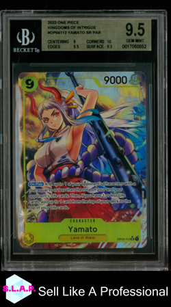 YAMATO SR PAR 2023 ONE PIECE KINGDOMS OF INTRIGUE OP04112 BGS 9.5 - Image 1