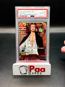 ONE PIECE - OP 01 - JP - Romance Down - Shanks - PSA 10 GEM MINT Alt Art. - Image 1