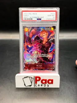 ONE PIECE - OP 01 - JP - Romance Down - Sanji - PSA 10 Pristine Alt Art. - Image 1