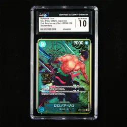 CGC 10 GEM MINT 2024 One Piece JPN Roronoa Zoro OP06-118 SEC - Image 1