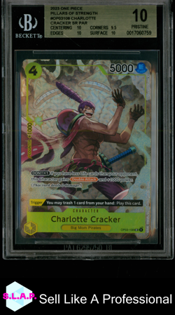 CHARLOTTE CRACKER SR PAR 2023 ONE PIECE PILLARS OF STRENGTH OP03108 BGS 10 - Image 1
