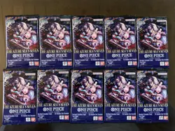 One Piece OP-14 SEALED Azure Sea’s Seven Booster Packs ENGLISH Lot Of 10 - Image 1