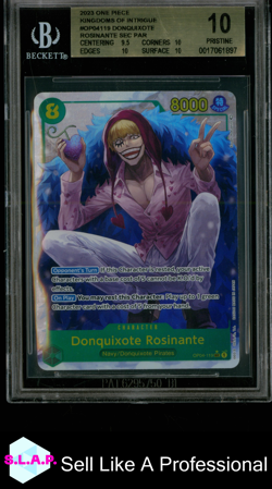 DONQUIXOTE ROSINANTE SEC PAR 2023 ONE PIECE KINGDOMS OF INTRIGUE OP04119 BGS 10 - Image 1
