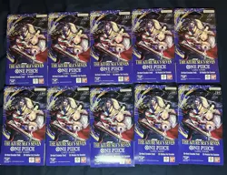 Lot Of 10 One Piece TCG The Azure Sea's Seven Sleeved Booster OP-14 EB04 English - Image 2
