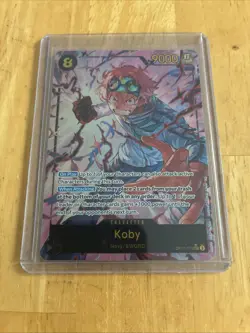 Koby (Alt Art) OP11-119 SEC Fist of Divine Speed ONE PIECE TCG English! - Image 1
