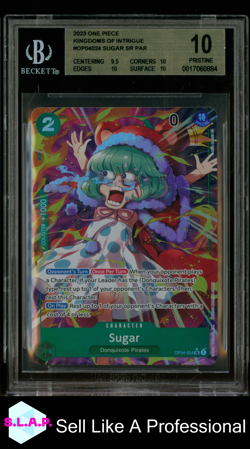 SUGAR SR PAR 2023 ONE PIECE KINGDOMS OF INTRIGUE OP04024 BGS 10 - Image 1