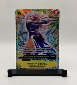 One Piece Carrying On His Will Jewelry Bonney OP13-108 Alternate Alt Art SR NM - Image 1