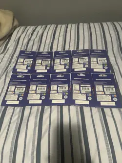 One Piece TCG The Azure Sea's Seven 10 Sleeved Booster Packs In Hand - Image 3