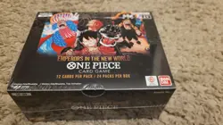 ONE PIECE EMPERORS IN THE NEW WORLD ENGLISH BOOSTER BOX OP-09 Mint New Sealed - Image 1