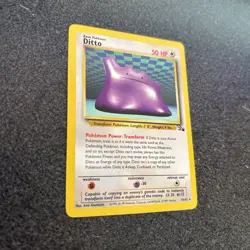 DITTO 18/62 Fossil Set- 1999 Rare Pokemon TCG Non-holo LP- - Image 2