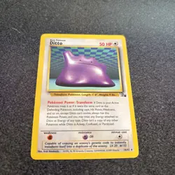 DITTO 18/62 Fossil Set- 1999 Rare Pokemon TCG Non-holo LP- - Image 5